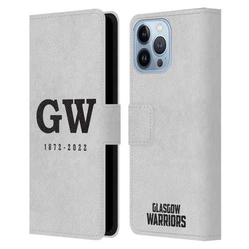 Glasgow Warriors Graphics GW 1872 Leather Book Wallet Case Cover For Apple iPhone 13 Pro Max