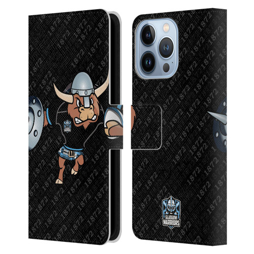 Glasgow Warriors Graphics 1872 Leather Book Wallet Case Cover For Apple iPhone 13 Pro