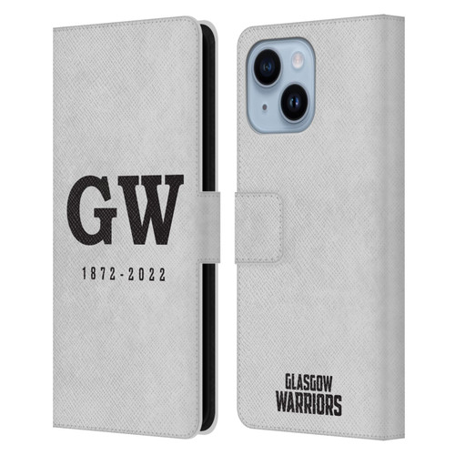 Glasgow Warriors Graphics GW 1872 Leather Book Wallet Case Cover For Apple iPhone 14 Plus