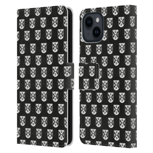 Glasgow Warriors Graphics Pattern Leather Book Wallet Case Cover For Apple iPhone 15