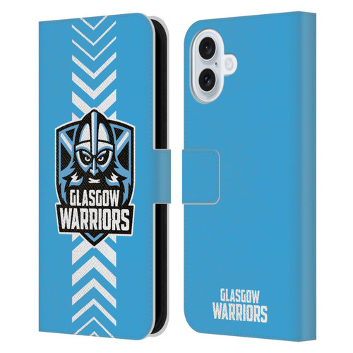 Glasgow Warriors Graphics Arrow Leather Book Wallet Case Cover For Apple iPhone 16 Plus