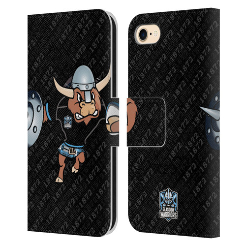 Glasgow Warriors Graphics 1872 Leather Book Wallet Case Cover For Apple iPhone 7 / 8 / SE 2020 & 2022