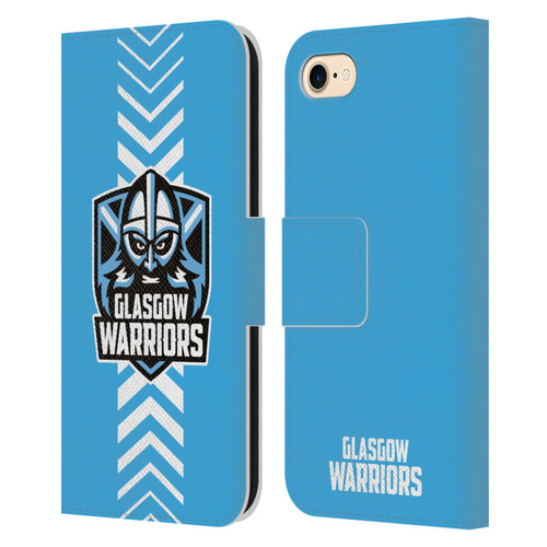 Glasgow Warriors Graphics Arrow Leather Book Wallet Case Cover For Apple iPhone 7 / 8 / SE 2020 & 2022