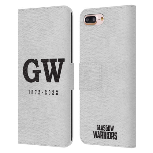 Glasgow Warriors Graphics GW 1872 Leather Book Wallet Case Cover For Apple iPhone 7 Plus / iPhone 8 Plus