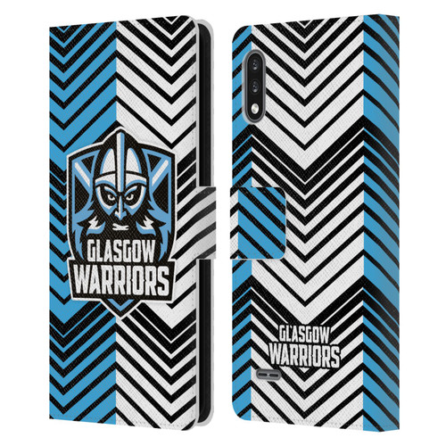 Glasgow Warriors Graphics White And Blue Leather Book Wallet Case Cover For LG K22