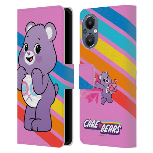 Care Bears Characters Share Leather Book Wallet Case Cover For OnePlus Nord N20 5G