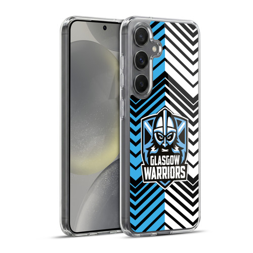 Glasgow Warriors Graphics White And Blue Soft Gel Case for Samsung Galaxy S24+ 5G & MagSafe