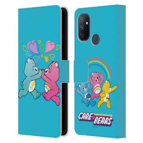 Care Bears Characters Funshine, Cheer And Grumpy Group 2 Leather Book Wallet Case Cover For OnePlus Nord N100