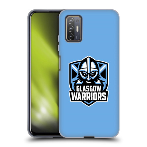 Glasgow Warriors Logo Plain Blue Soft Gel Case for HTC Desire 21 Pro 5G