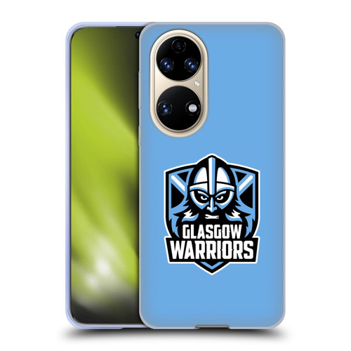 Glasgow Warriors Logo Plain Blue Soft Gel Case for Huawei P50