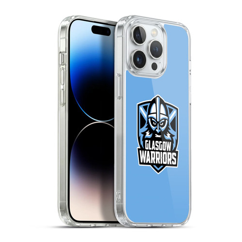 Glasgow Warriors Logo Plain Blue Soft Gel Case for Apple iPhone 13 Pro Max & MagSafe