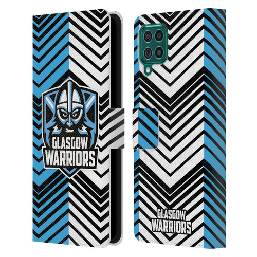 Glasgow Warriors Graphics White And Blue Leather Book Wallet Case Cover For Samsung Galaxy F62 (2021)