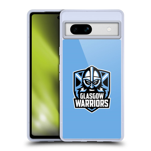 Glasgow Warriors Logo Plain Blue Soft Gel Case for Google Pixel 7a