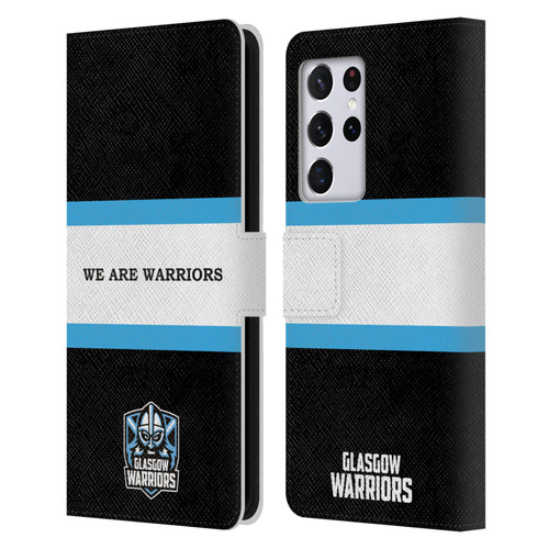 Glasgow Warriors Graphics We Are Warriors Leather Book Wallet Case Cover For Samsung Galaxy S21 Ultra 5G