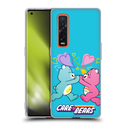 Care Bears Characters Funshine, Cheer And Grumpy Group 2 Soft Gel Case for OPPO Find X2 Pro 5G