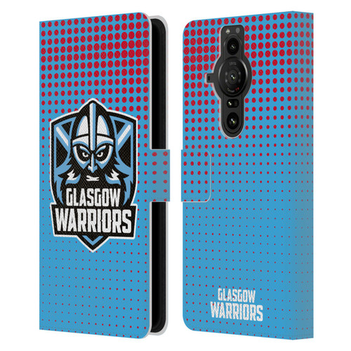 Glasgow Warriors Graphics Red And Blue Leather Book Wallet Case Cover For Sony Xperia Pro-I