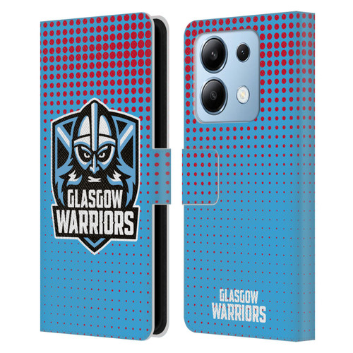 Glasgow Warriors Graphics Red And Blue Leather Book Wallet Case Cover For Xiaomi Redmi Note 13/13 Pro 5G