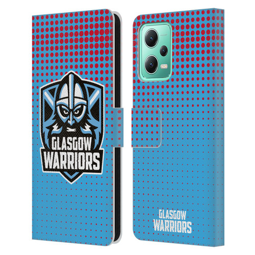 Glasgow Warriors Graphics Red And Blue Leather Book Wallet Case Cover For Xiaomi Redmi Note 12 5G