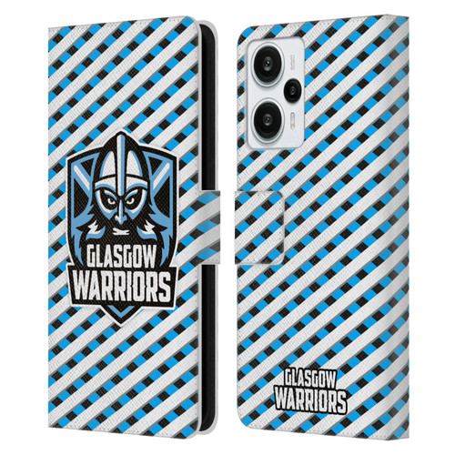Glasgow Warriors Graphics Stripes Leather Book Wallet Case Cover For Xiaomi Redmi Note 12T