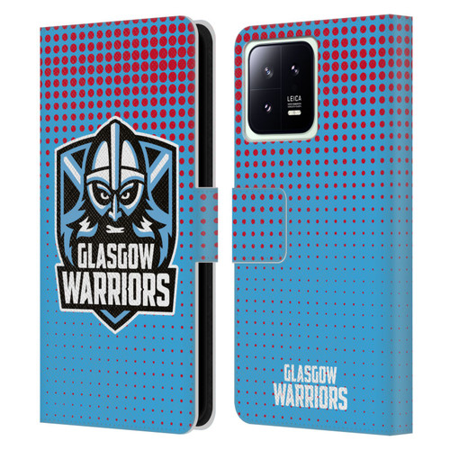 Glasgow Warriors Graphics Red And Blue Leather Book Wallet Case Cover For Xiaomi 13 5G
