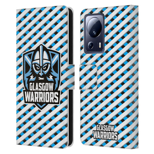 Glasgow Warriors Graphics Stripes Leather Book Wallet Case Cover For Xiaomi 13 Lite 5G