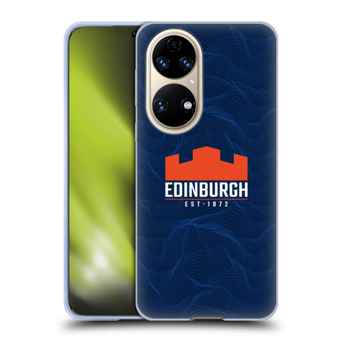 Edinburgh Rugby 2024/25 Crest Kit Home Soft Gel Case for Huawei P50