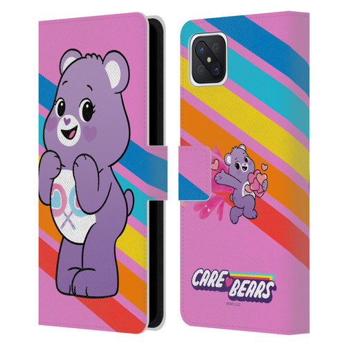 Care Bears Characters Share Leather Book Wallet Case Cover For OPPO Reno4 Z 5G