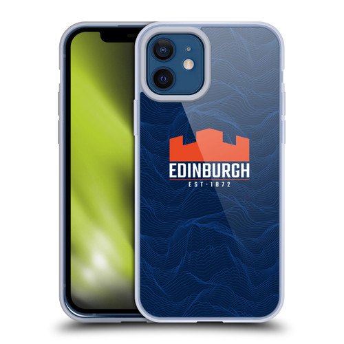 Edinburgh Rugby 2024/25 Crest Kit Home Soft Gel Case for Apple iPhone 12 / iPhone 12 Pro