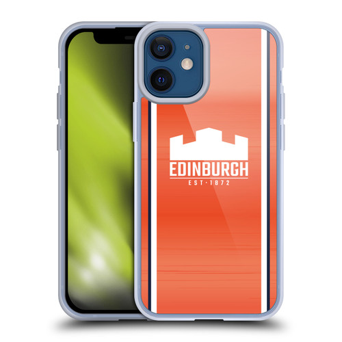 Edinburgh Rugby 2024/25 Crest Kit Away Soft Gel Case for Apple iPhone 12 Mini