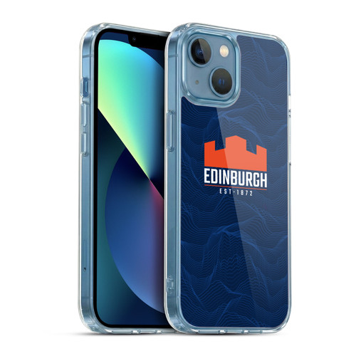 Edinburgh Rugby 2024/25 Crest Kit Home Soft Gel Case for Apple iPhone 13 Mini & MagSafe