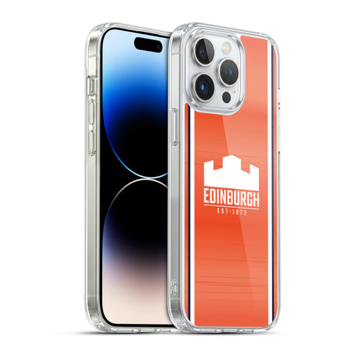 Edinburgh Rugby 2024/25 Crest Kit Away Soft Gel Case for Apple iPhone 14 Pro Max & MagSafe