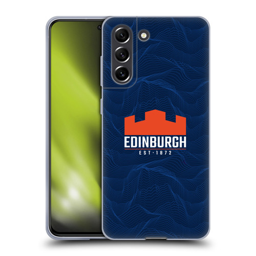 Edinburgh Rugby 2024/25 Crest Kit Home Soft Gel Case for Samsung Galaxy S21 FE 5G