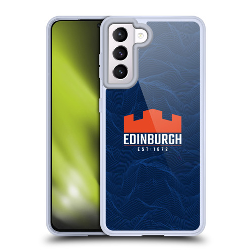Edinburgh Rugby 2024/25 Crest Kit Home Soft Gel Case for Samsung Galaxy S21 5G