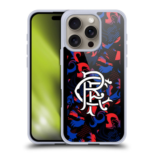 Rangers FC 2024/25 Kit Third Soft Gel Case for Apple iPhone 16 Pro