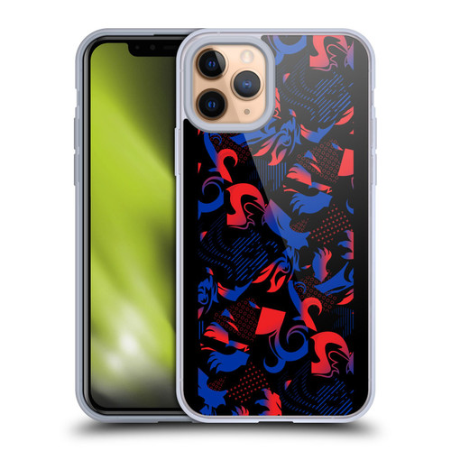 Rangers FC 2024/25 Kit Third Pattern Soft Gel Case for Apple iPhone 11 Pro