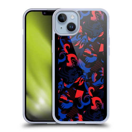 Rangers FC 2024/25 Kit Third Pattern Soft Gel Case for Apple iPhone 14 Plus & MagSafe