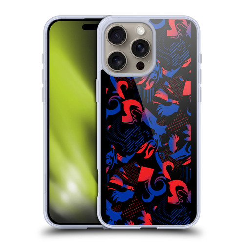 Rangers FC 2024/25 Kit Third Pattern Soft Gel Case for Apple iPhone 16 Pro Max