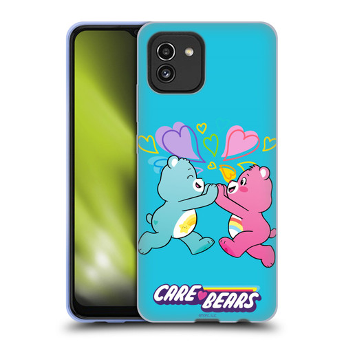 Care Bears Characters Funshine, Cheer And Grumpy Group 2 Soft Gel Case for Samsung Galaxy A03 (2021)