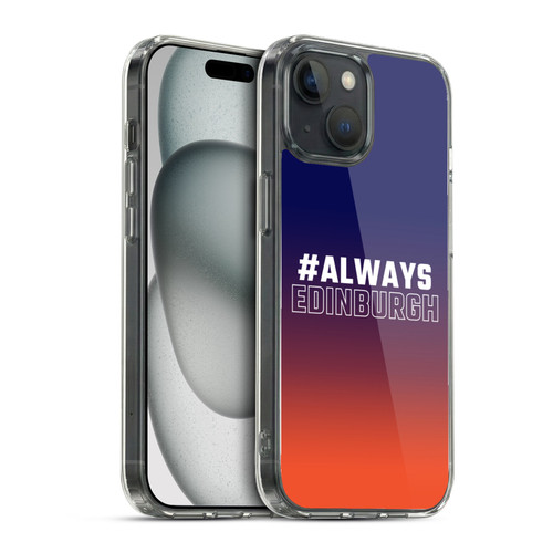 Edinburgh Rugby Logo 2 Gradient Edinburgh Soft Gel Case for Apple iPhone 15 & MagSafe