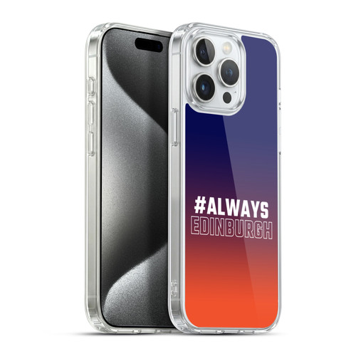 Edinburgh Rugby Logo 2 Gradient Edinburgh Soft Gel Case for Apple iPhone 15 Pro Max & MagSafe