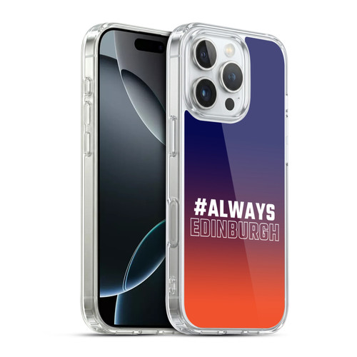 Edinburgh Rugby Logo 2 Gradient Edinburgh Soft Gel Case for Apple iPhone 16 Pro & MagSafe