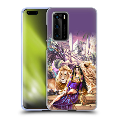 Ruth Thompson Art Egyptian Queen, Lions & Dragon Soft Gel Case for Huawei P40 5G