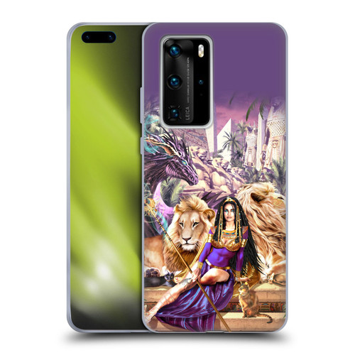 Ruth Thompson Art Egyptian Queen, Lions & Dragon Soft Gel Case for Huawei P40 Pro / P40 Pro Plus 5G