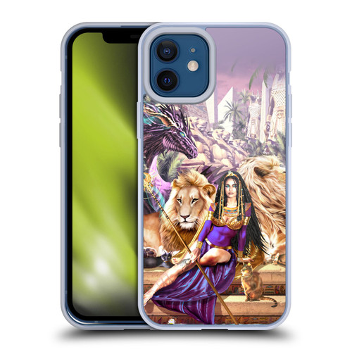 Ruth Thompson Art Egyptian Queen, Lions & Dragon Soft Gel Case for Apple iPhone 12 / iPhone 12 Pro