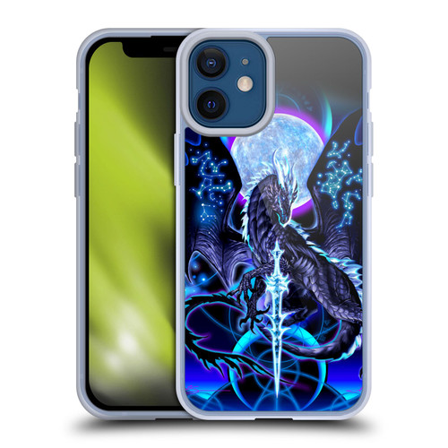 Ruth Thompson Art Dragon, Sword & Constellations Soft Gel Case for Apple iPhone 12 Mini