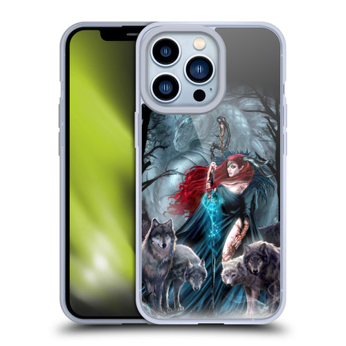 Ruth Thompson Art Scorpio With Wolves And Dragon Soft Gel Case for Apple iPhone 13 Pro
