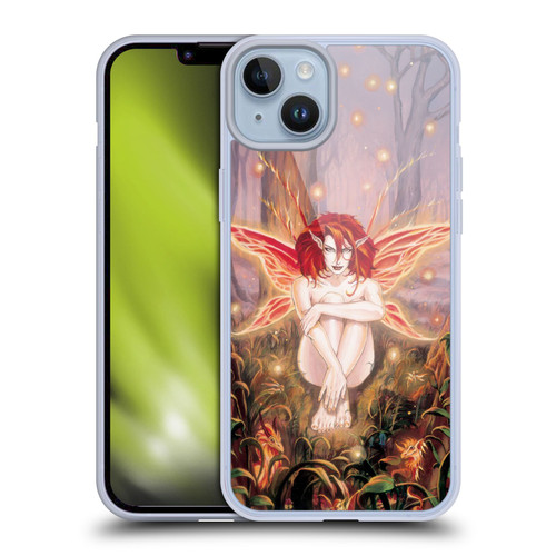 Ruth Thompson Art Ember Fire Fairy In Forest Soft Gel Case for Apple iPhone 14 Plus