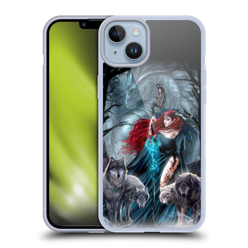 Ruth Thompson Art Scorpio With Wolves And Dragon Soft Gel Case for Apple iPhone 14 Plus