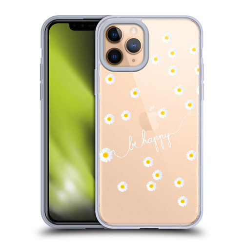 Monika Strigel Happy Daisy Clear Soft Gel Case for Apple iPhone 11 Pro