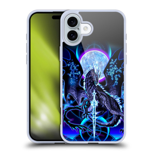 Ruth Thompson Art Dragon, Sword & Constellations Soft Gel Case for Apple iPhone 16 Plus
